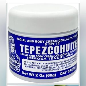 Indio Papago | Tepezcohuite | Day Facial and Body Cream with Collagen